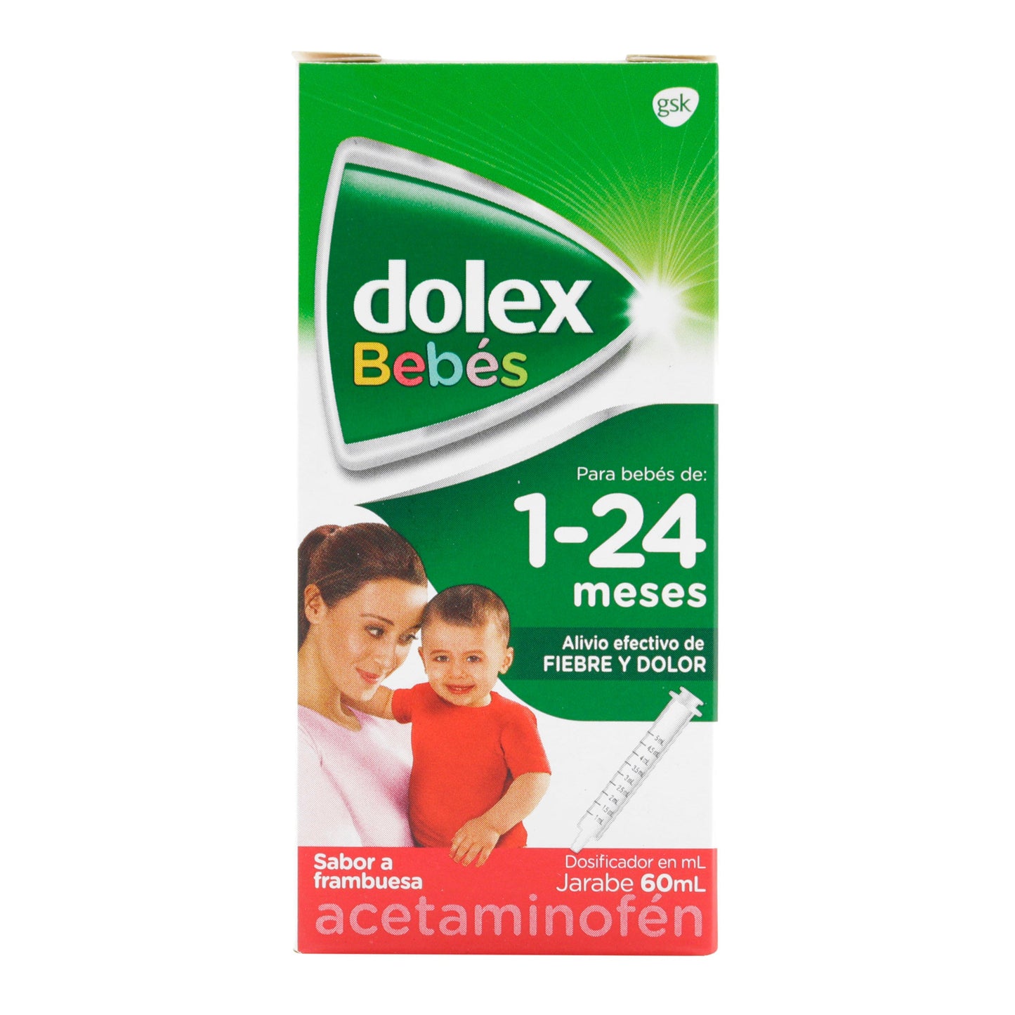 Dolex Jarabe Pediatrico Bebes 60 Ml 1-24 Meses