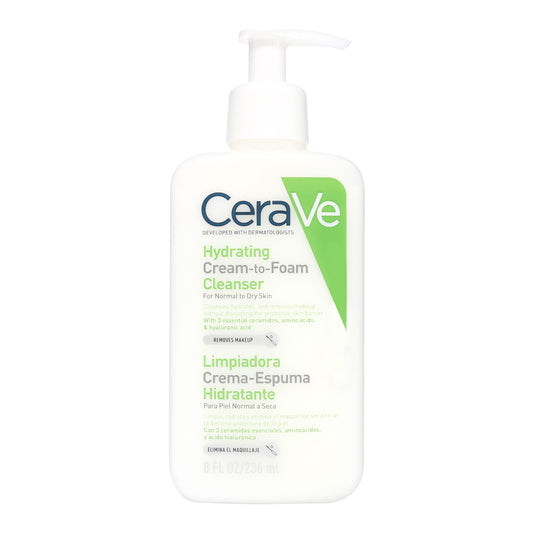 Espuma Cerave Limpiadora Hidratante Frasco X 236ml