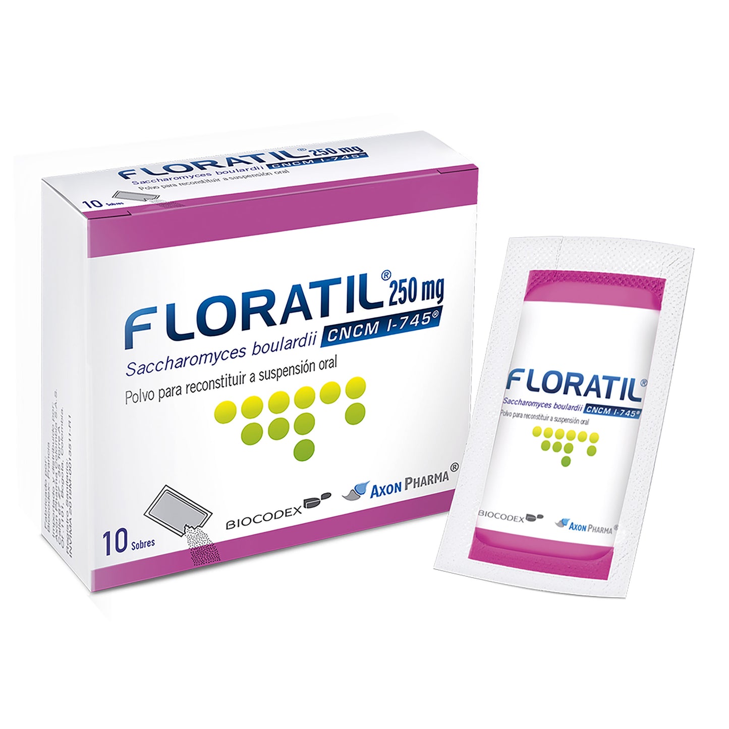 Floratil 250 Mg 10 Sobre