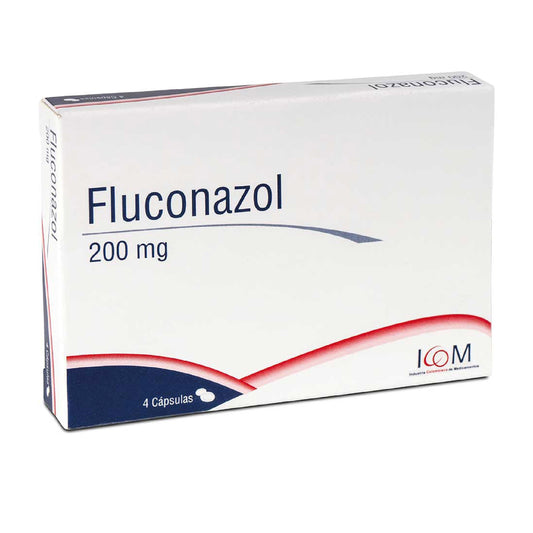 Fluconazol 200 Mg 4 Capsulas Icom