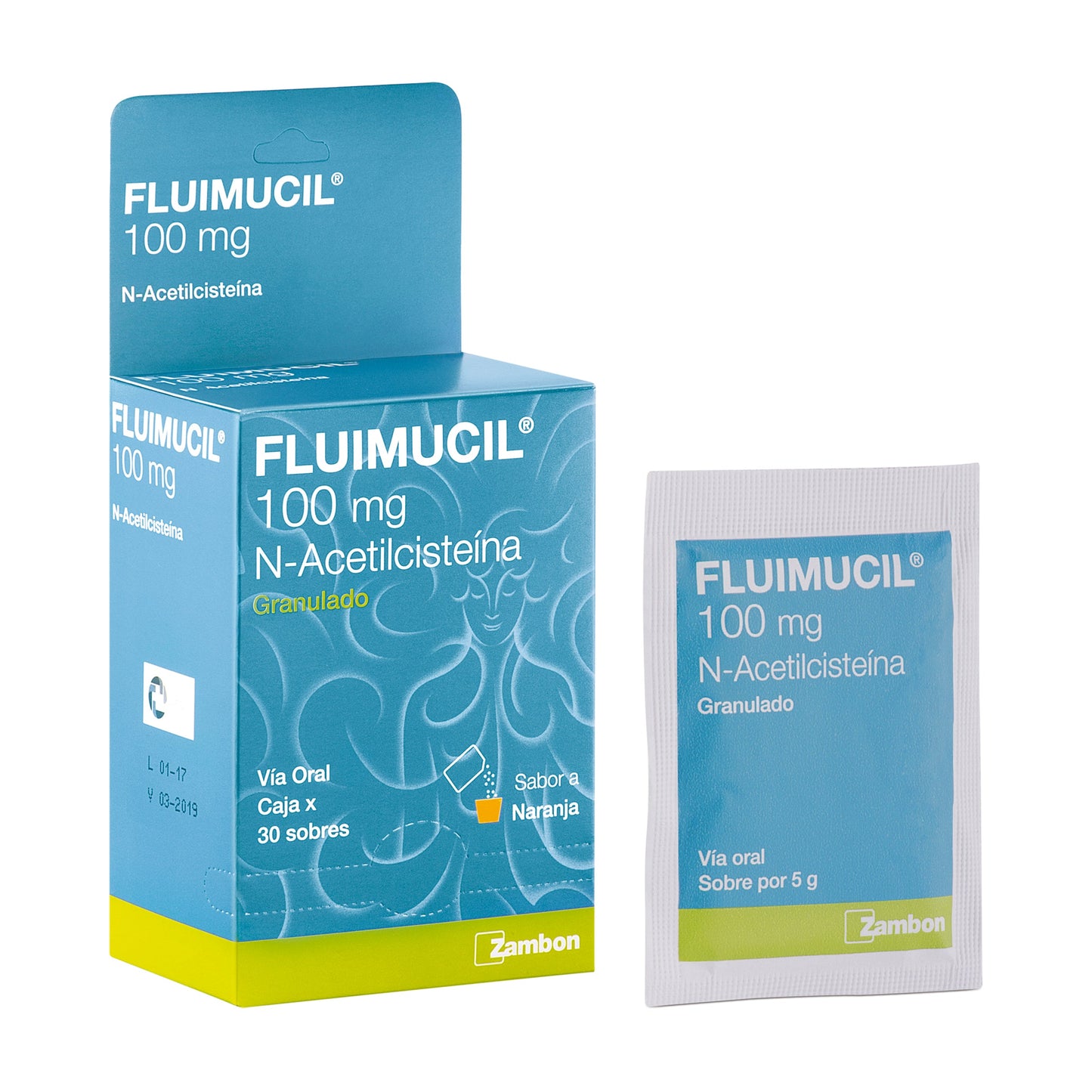 Fluimucil 100 Mg Sobre