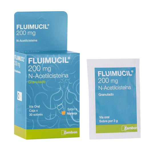 Fluimucil 200 Mg Sobre