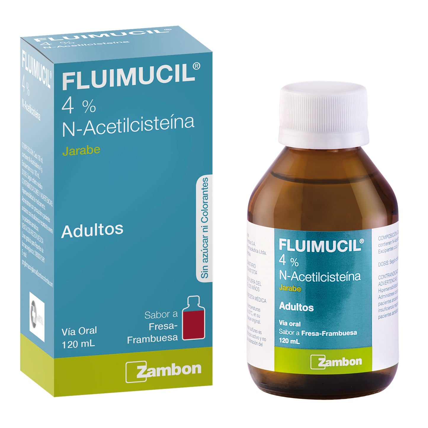 Fluimucil Adulto Jarabe 4% 120 Ml