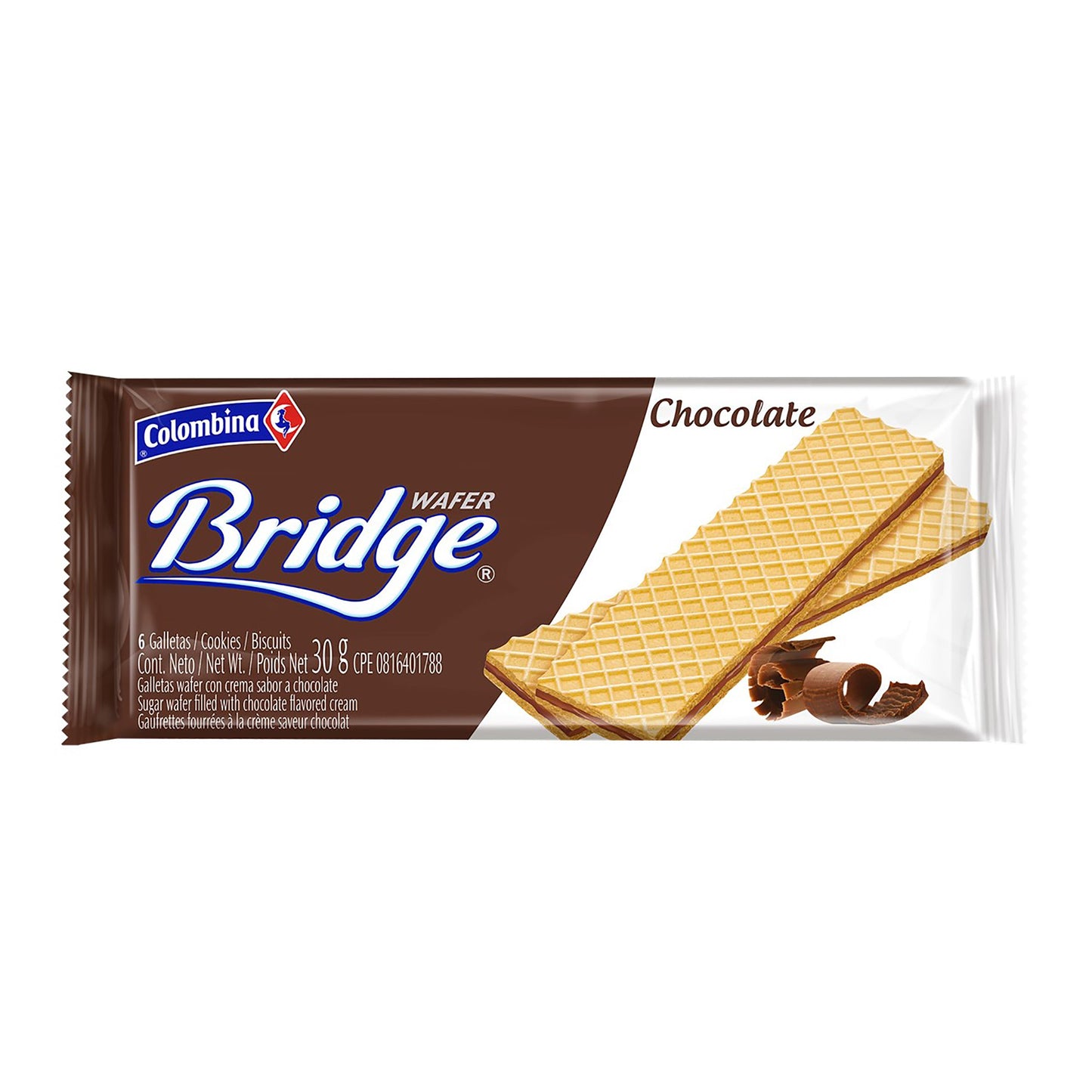 Galletas Bridge Chocolate Paquete Personal