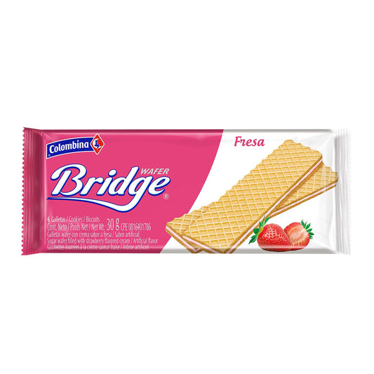 Galletas Bridge Fresa Paquete Personal
