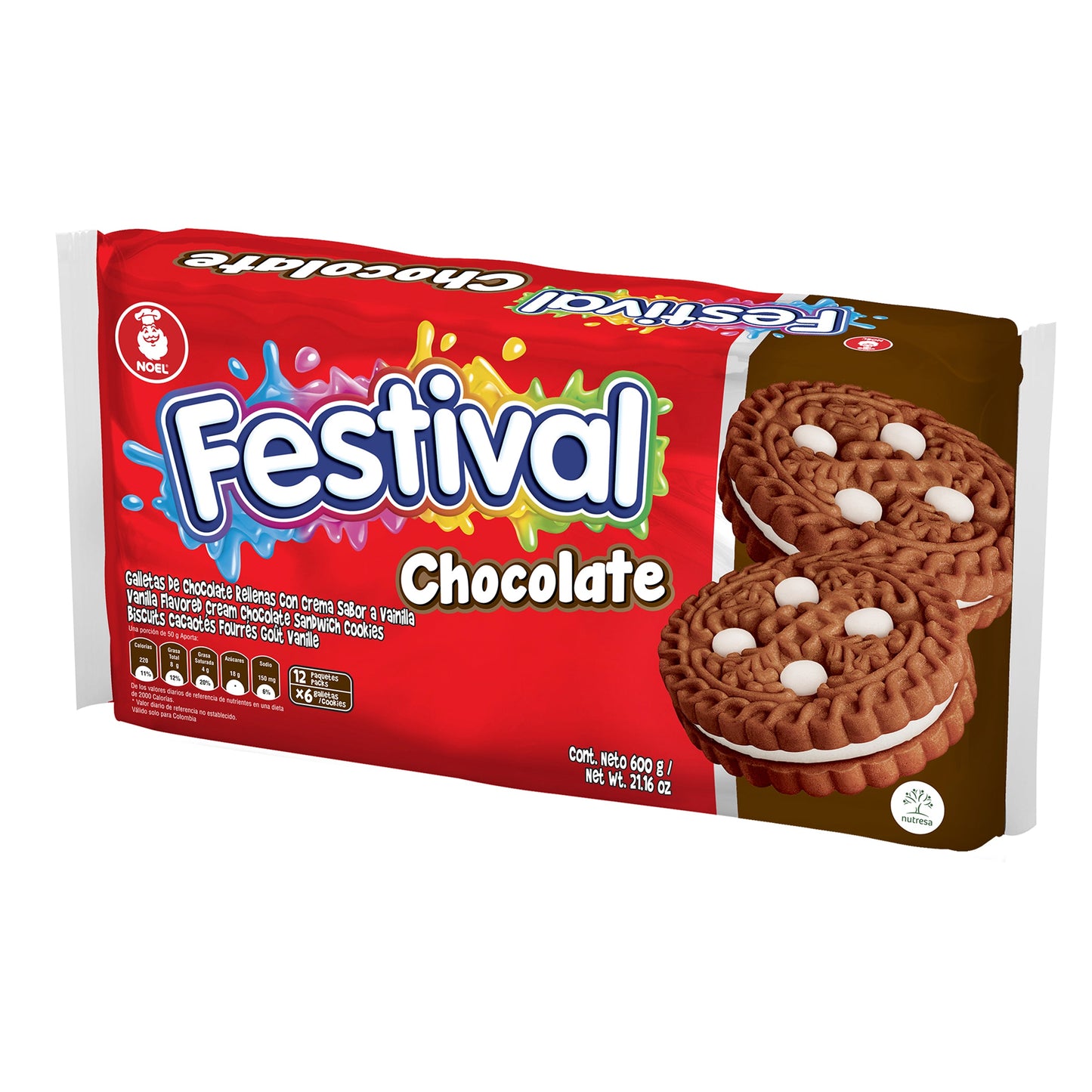 Galletas Festival Chocolate Paquete Personal