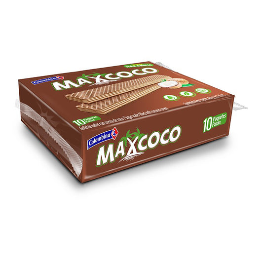 Galletas Max Coco Wafer Paquete Personal