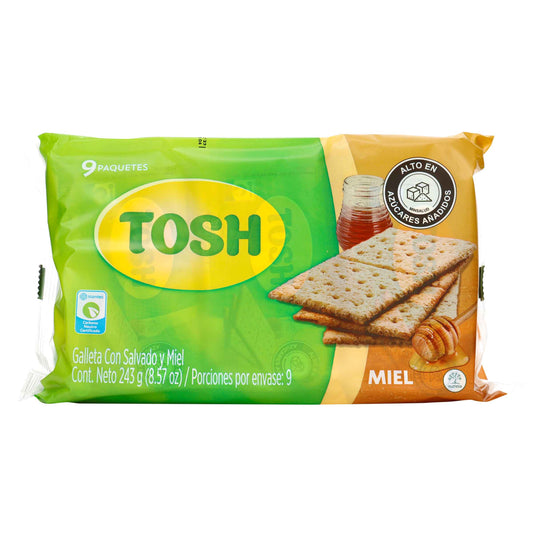 Galletas Tosh Miel Fit Paquete Personal