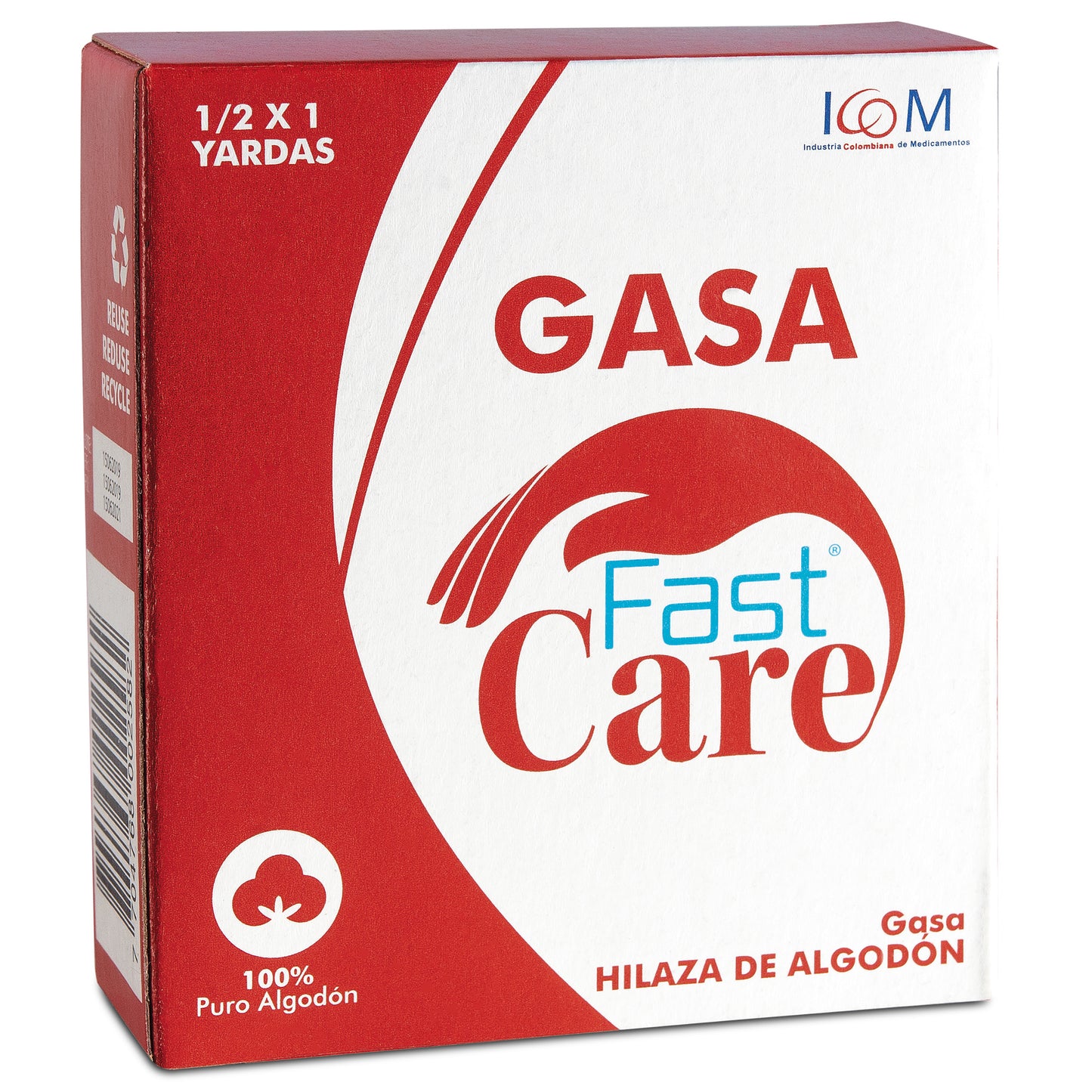Gasa Fast Care Aseptica 1/2x1 Icom