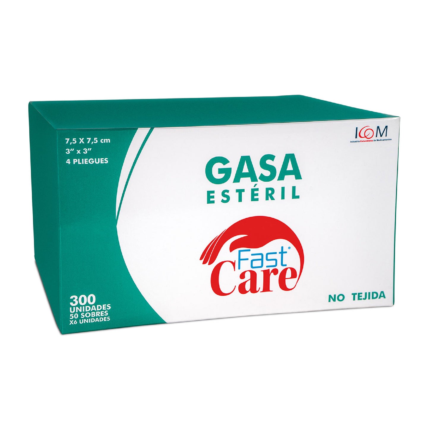 Gasa Fast Care Esteril No Tejida Sobre Icom