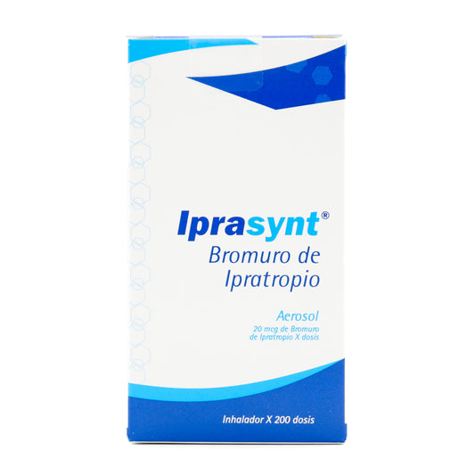 Iprasynt 20mcg/Dosis Solución Inhalación Oral Frasco X 200 Dosis