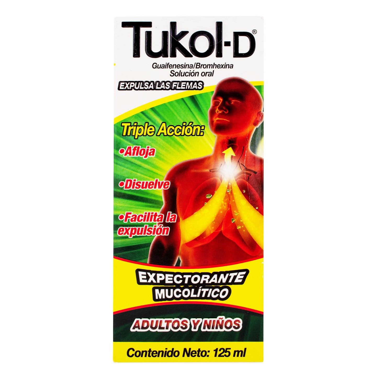 Jarabe Tukol-D Expectorante Solucion Oral 125 Ml