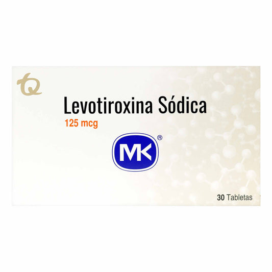 Levotiroxina 125 Mcg 30 Tabs Mk