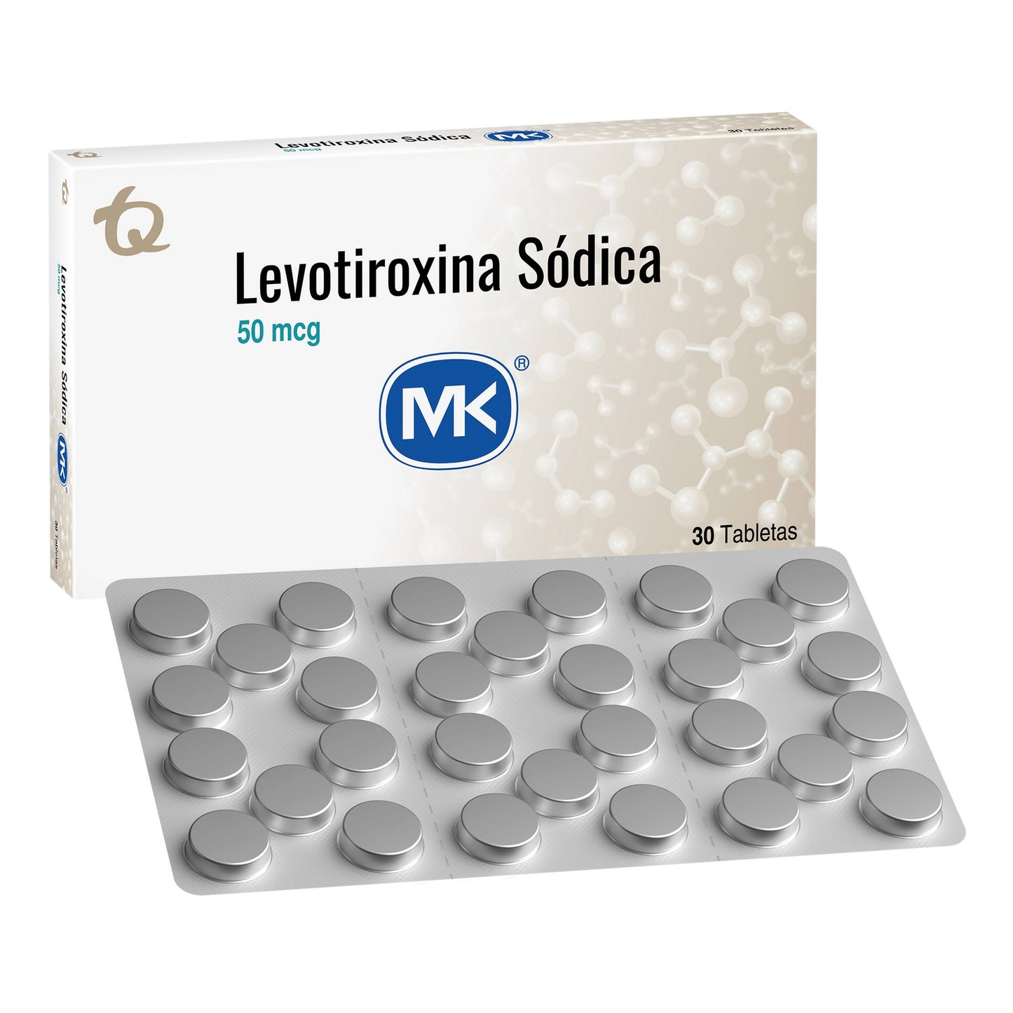 Levotiroxina 50 Mcg 30 Tbs Mk