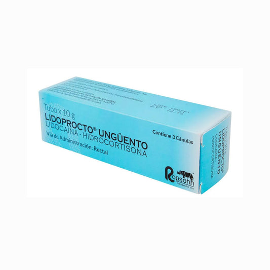 Lidoprocto Unguento 10 Gr