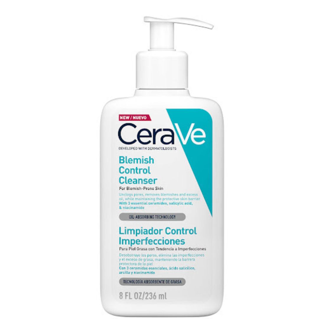 Limpiador Control Imperfecciones Cerave Frasco Por 236ml