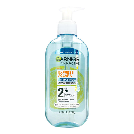 Limpiador Purificante Garnier Express Aclara Anti Imperfecciones 200ml