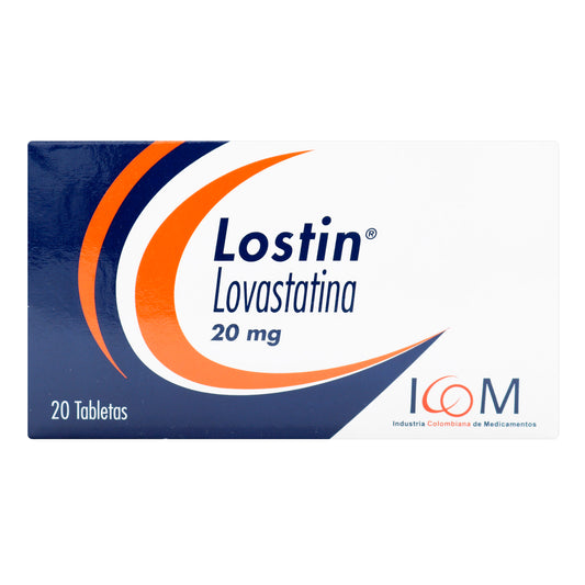 Lovastatina Lostin 20 Mg 20 Tbs Icom
