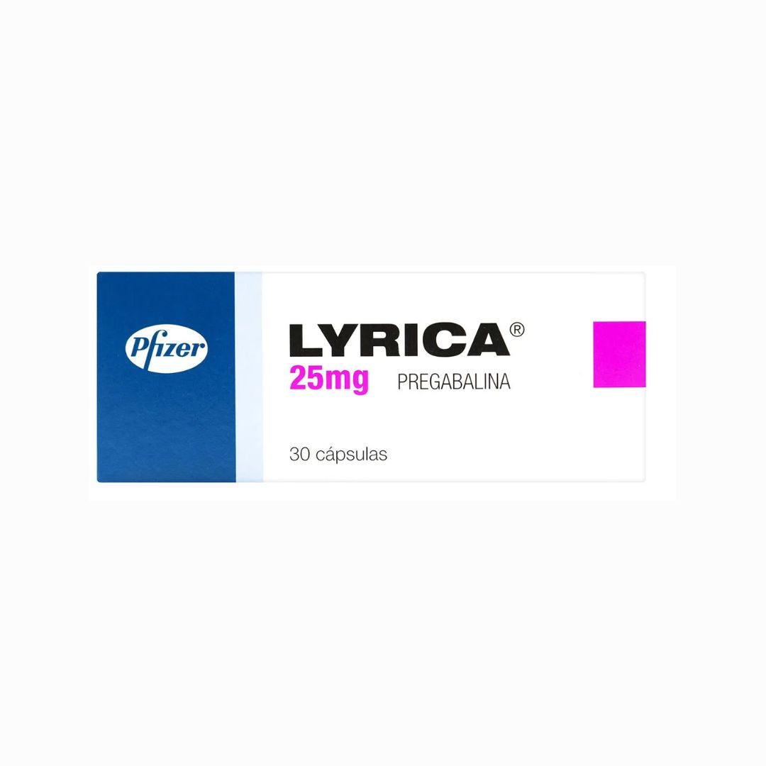 Lyrica 25 Mg 30 Capsulas