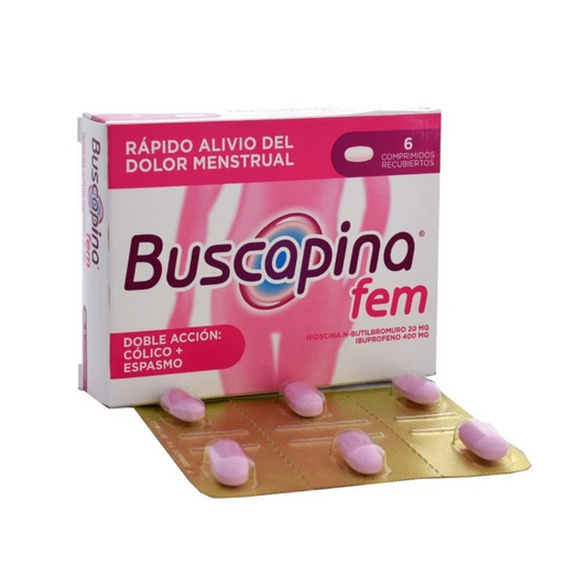 Buscapina Fem 6 Tabletas