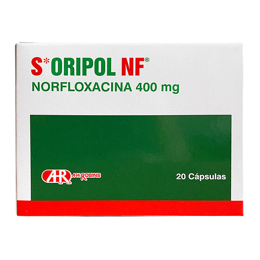 Norfloxacino S-Oripol 400 Mg 20 Capsulas