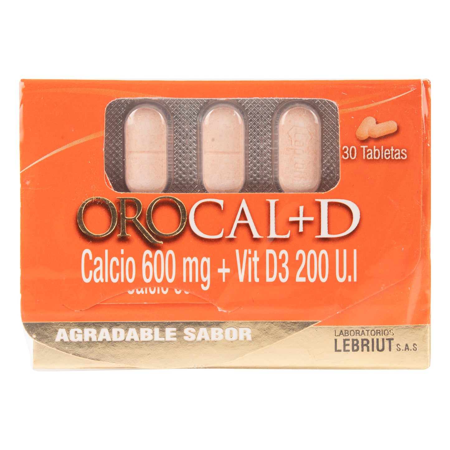 Orocal D 30 Tabletas Masticables Lp