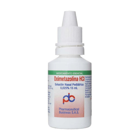 Oximetazolina Hcl Solucion Nasal Pediatrica 0.025% 15ml