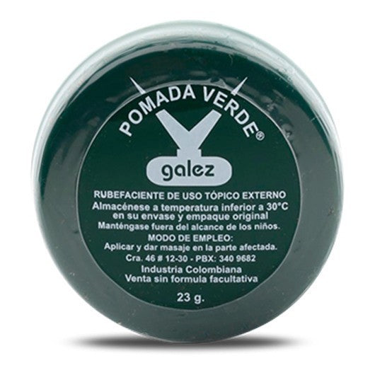 Pomada Verde Galez 23 Gr