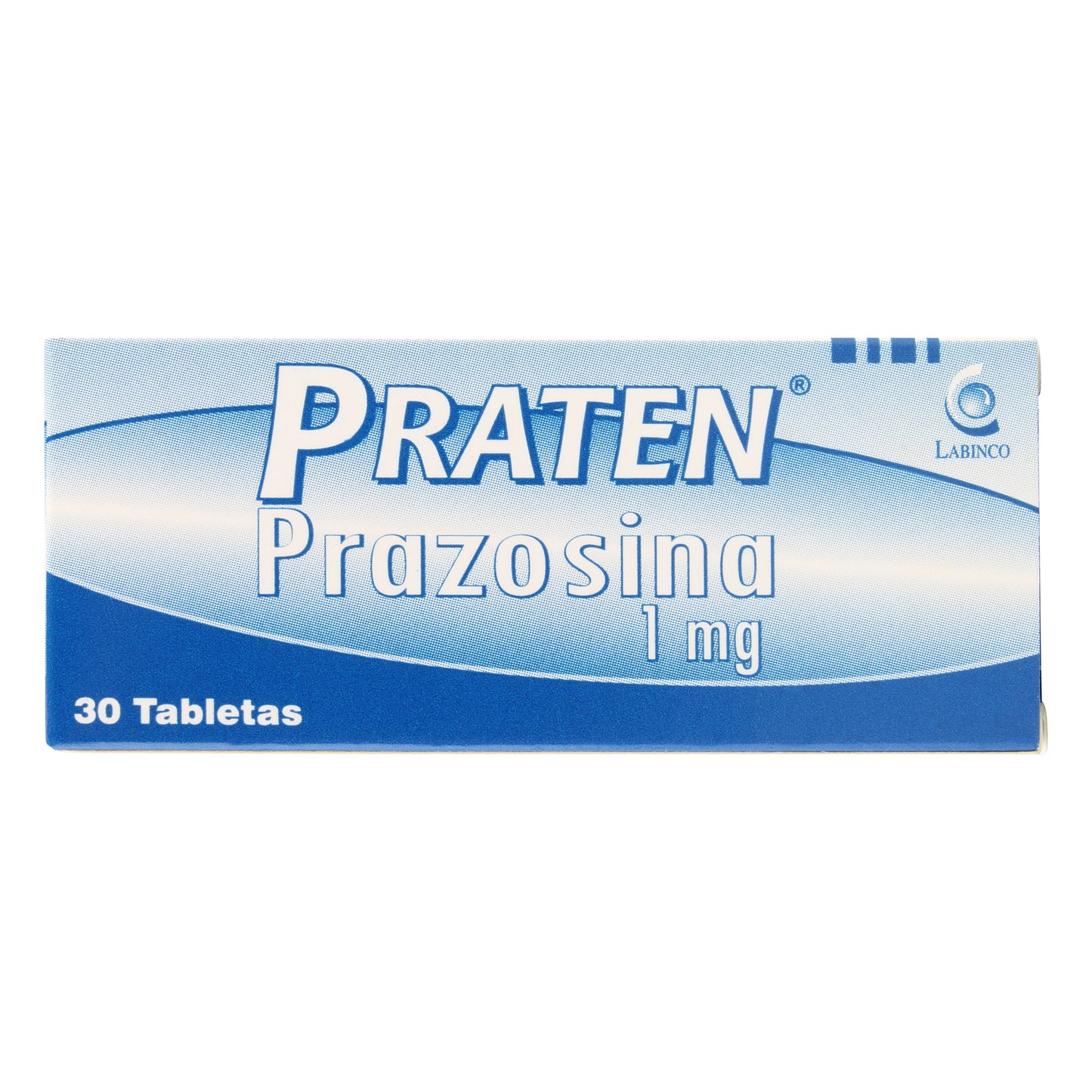 Prazosina Praten 1 Mg 30 Tabletas