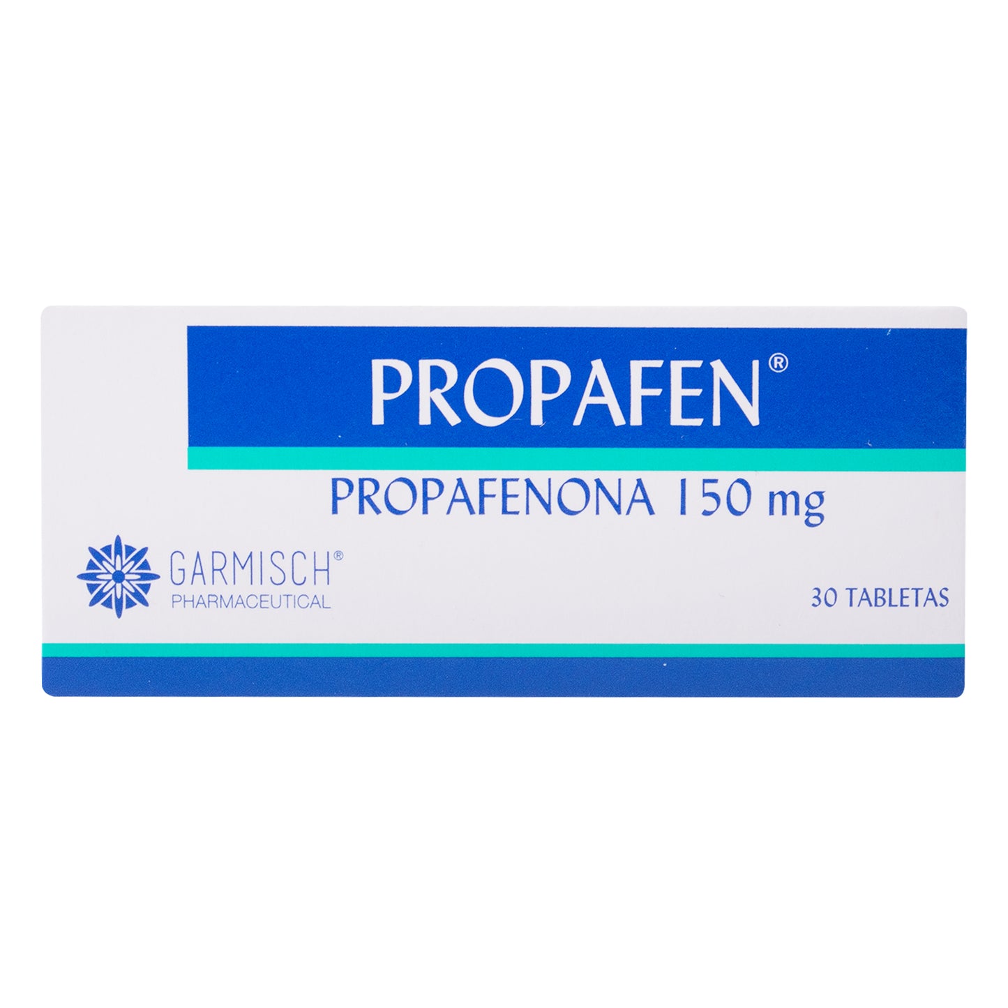 Propafenona Propafen 150 Mg 30 Tabletas