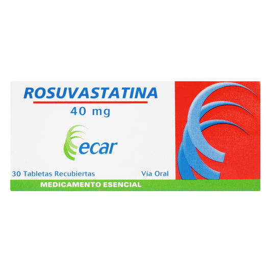 Rosuvastatina 40mg 30 Tbs Ecar