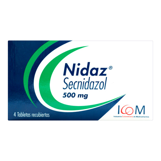 Secnidazol Nidaz 500 Mg 4 Tbs Icom