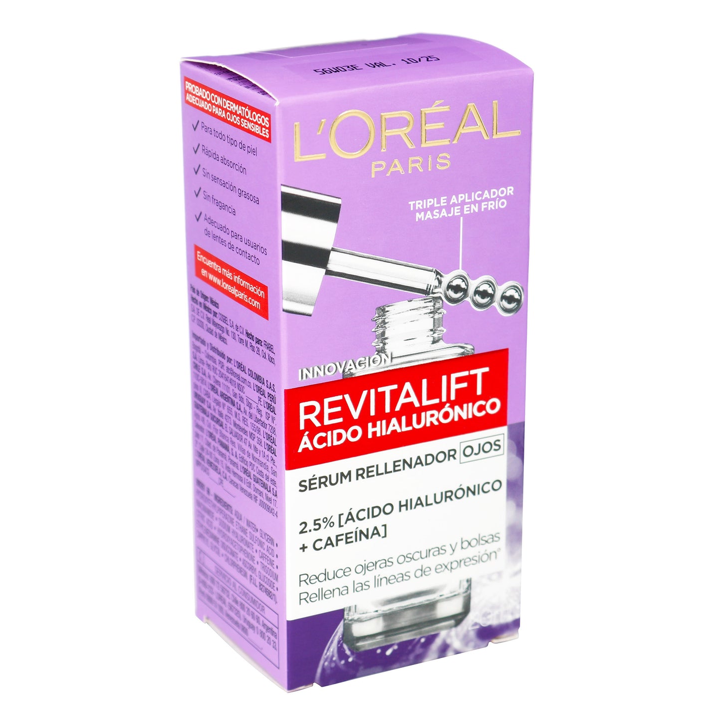 Serum Ojos Loreal Paris Revitalift Ácido Hialurónico 20ml