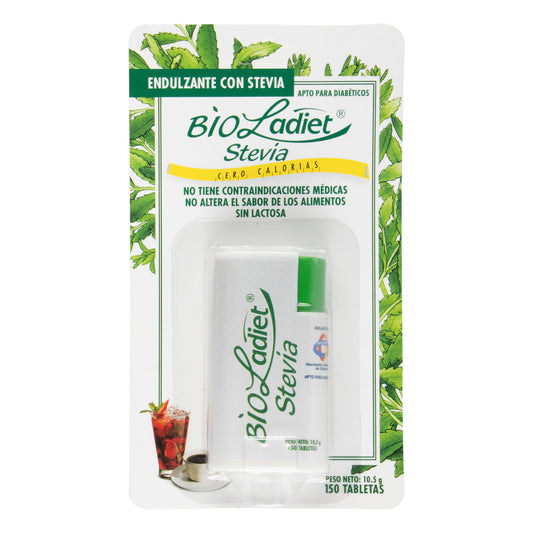 Stevia Bioladiet Dispensador 150 Tabletas