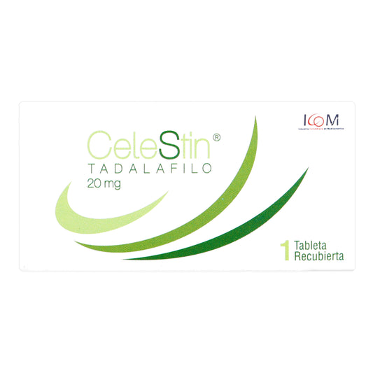 Tadalafilo Celestin 20 Mg 1 Tableta Icom