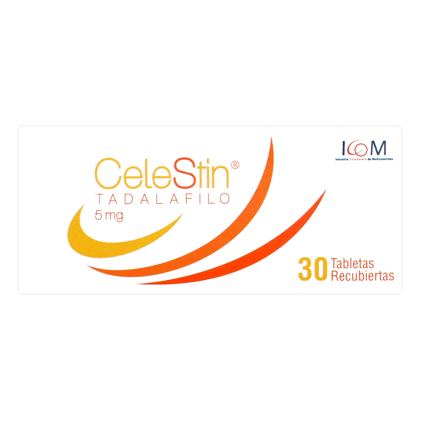 Tadalafilo Celestin 5 Mg 30 Tabletas Icom