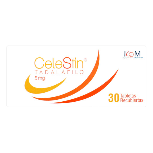 Tadalafilo Celestin 5 Mg 30 Tabletas Icom