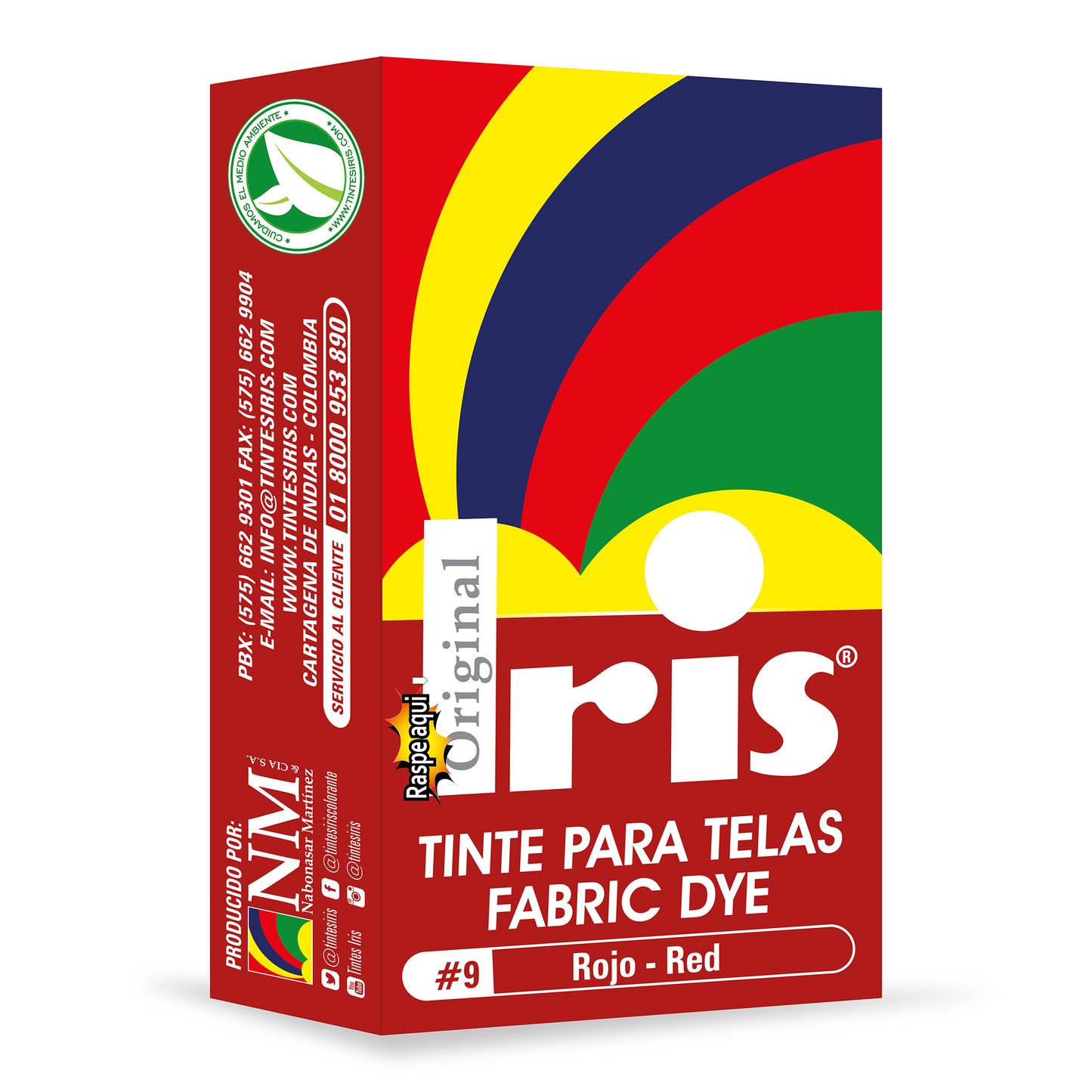 Tinte Iris 9 Rojo 9 Gr
