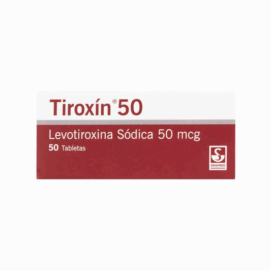Tiroxin 50 Mg 50 Tabletas