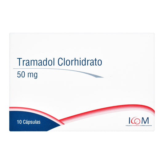 Tramadol 50 Mg 10 Capsulas Icom Mq