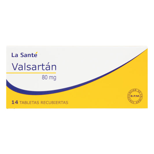 Valsartan 80 Mg 14 Tabletas Ls