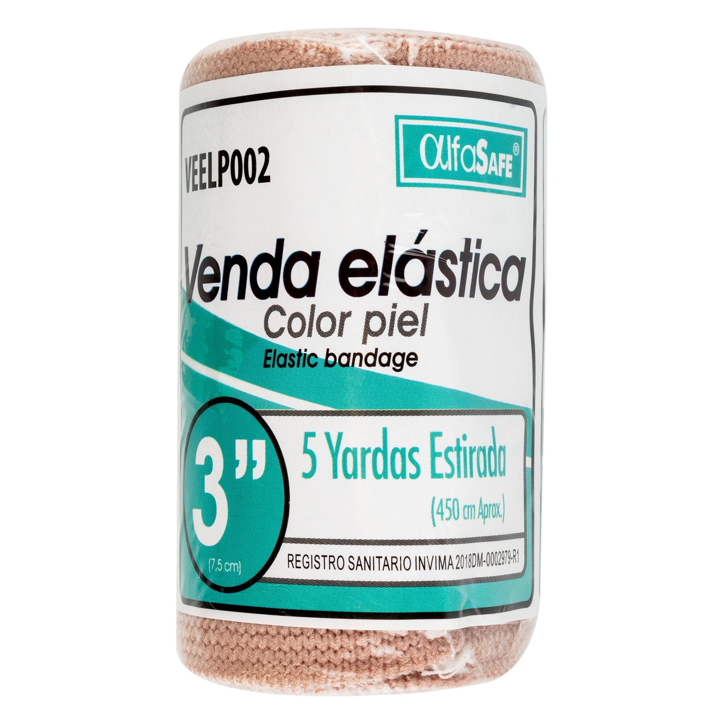Venda Elastica Piel Alfa Safe 3 X 5