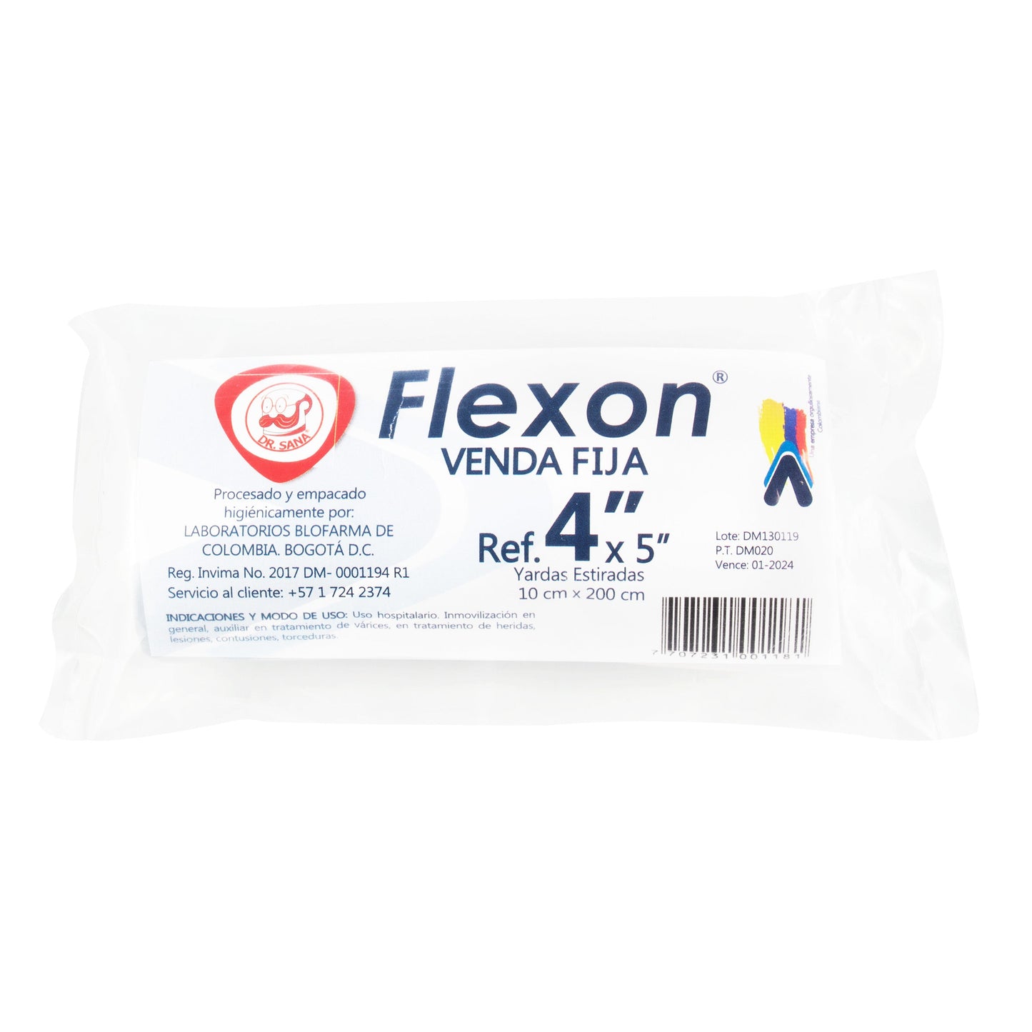 Venda Fija Blanca Flexon 4 X 5