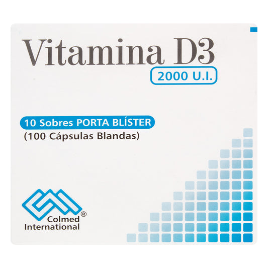 Vitamina D3 2000 Ui 10 Capsulas Pc