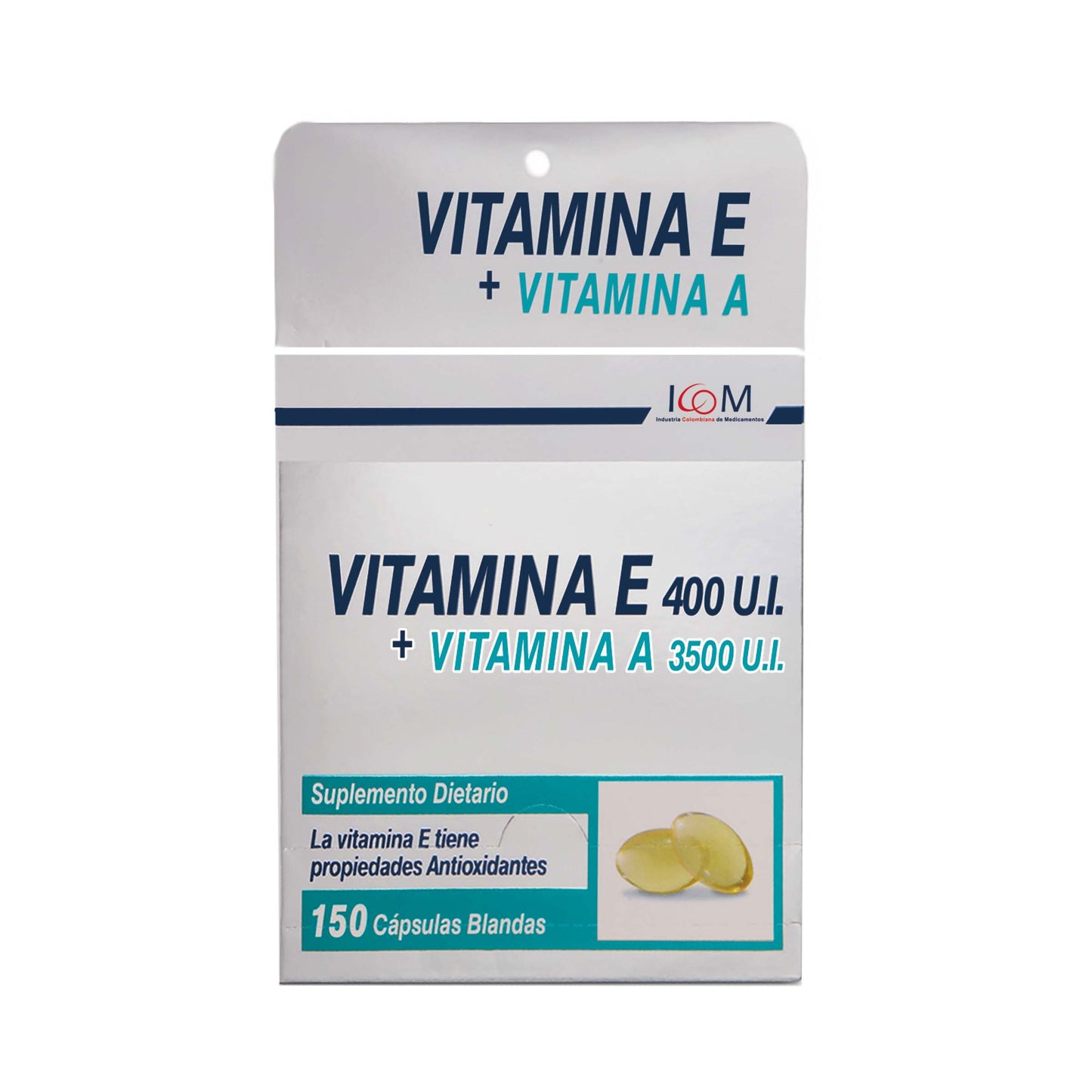 Vitamina E 400 Ui+A 3500 Ui 10 Capsulas Icom