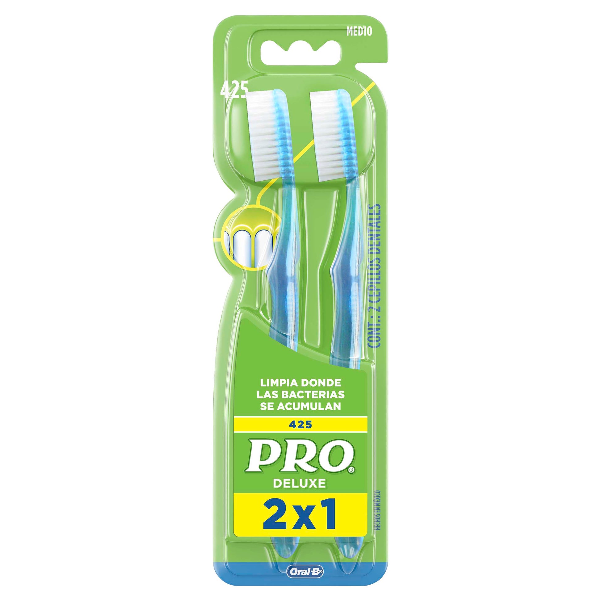 Cepillo Dental Pro 425 Medio 2x1