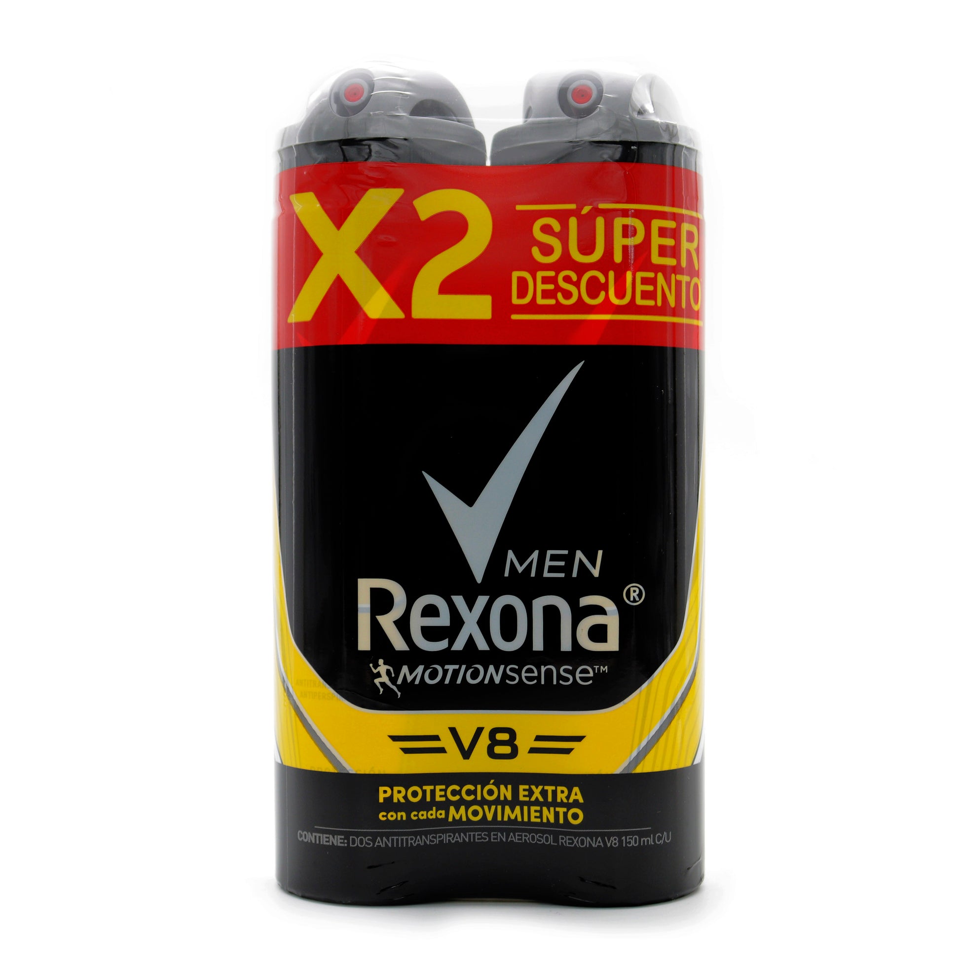 Desodorante Rexona Spray Men V8 89gr x 2