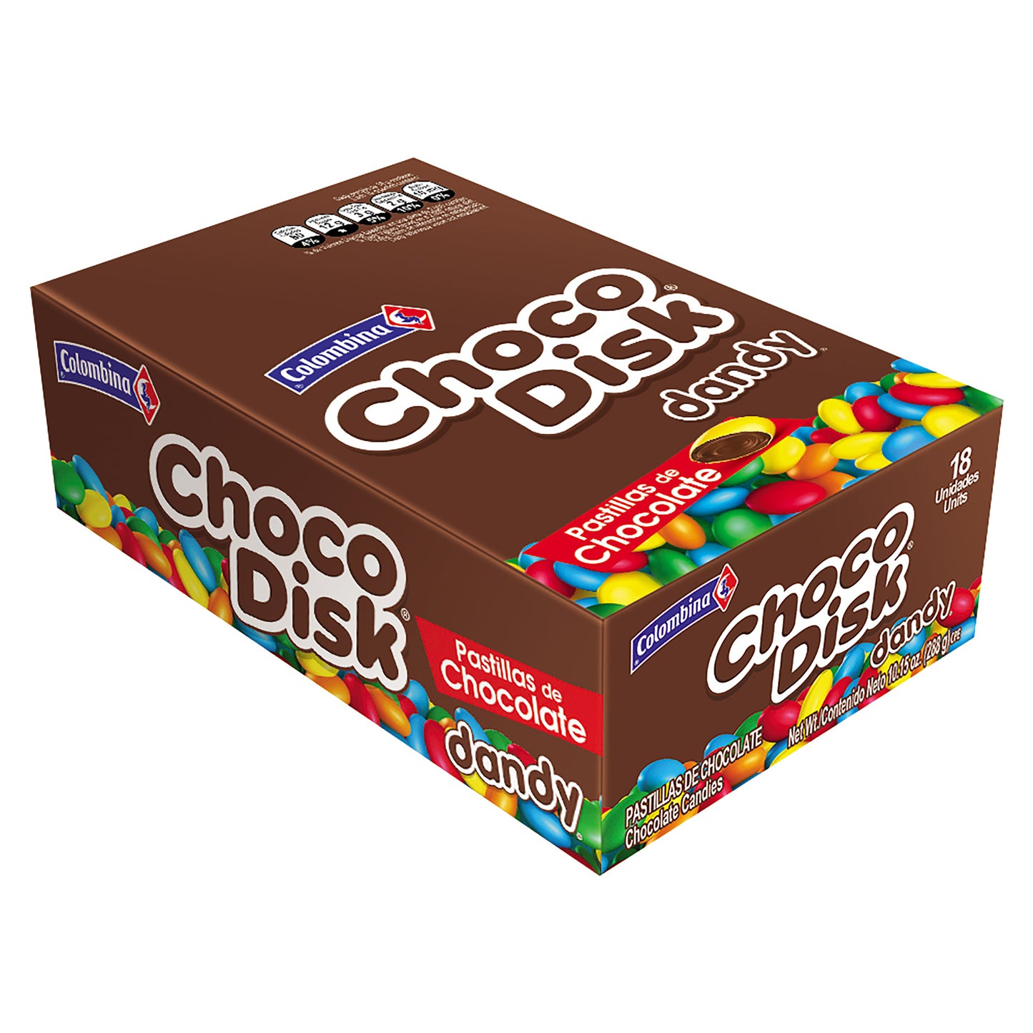 Choco Disk 16 Gramos Colombina