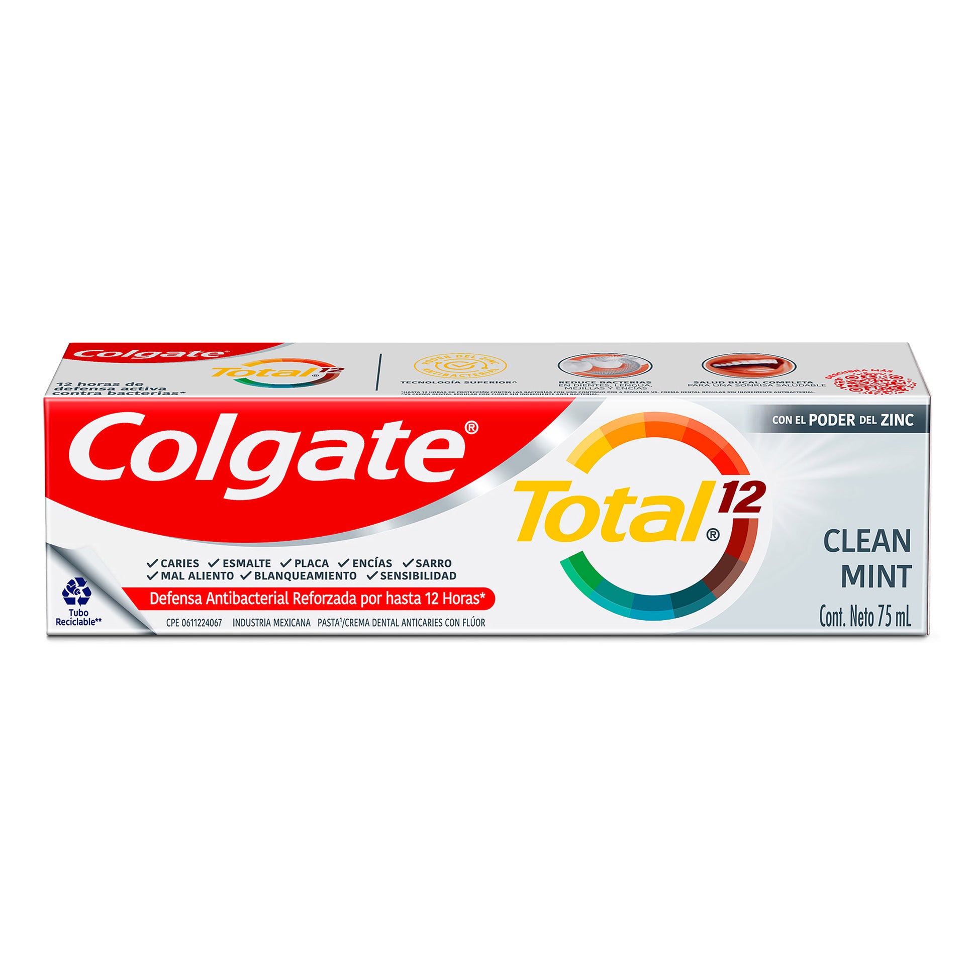 Crema Dental Colgate Total 12 Horas 75 Ml