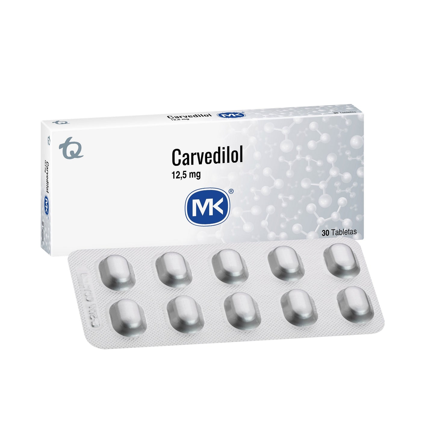 Carvedilol 12.5 Mg 30 Tbs Mk(